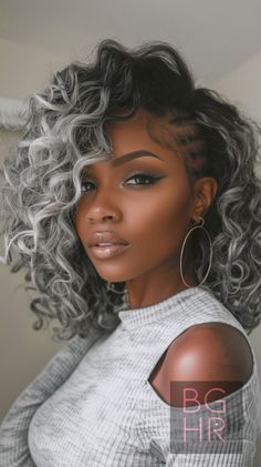 Stunning Long Hairstyles for Black Women: Embrace the Length! – Black Girls Hair Rocks Grey And Black Locs Black Women, Braid Out Vs Twist Out Natural, Gray And Black Locs, Edgy Hairstyles Black Women, Black Professional Hairstyles, Short Hairstyles For Black Women Natural, Long Hair For Black Women, Salt And Pepper Braids Black Women, Natural Hair Ideas For Black Women