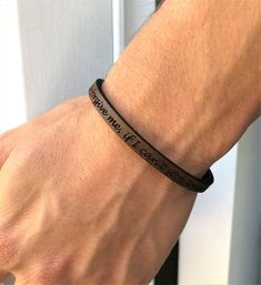 Personalized Men Leather Braceletsecret Message | Etsy Engraved Leather Bracelets, Secret Message Bracelet, Personalized Leather Bracelet, Cute Bracelet, Message Bracelet, Handmade Leather Bracelets, Bracelet Couple, Brown Leather Bracelet, Engraved Bracelet