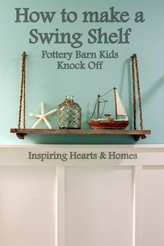 Beachy Kitchens, Deco Surf, Diy Swing, Pottery Barn Inspired, Beach Bedroom