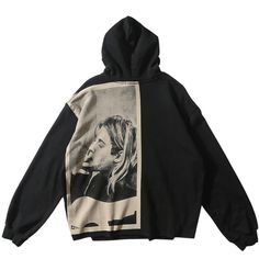 Hoodie by DYSTOPIɅN ™️Soft-touch sweatshirt fabricStyle and comfort – it's a lifestyle Drawstring hood Punk aesthetic Kurt Cobain graphic print Oversized fit Loose, not too tight DYSTOPIɅN ™️ exclusive Main: 100% Cotton. Estilo Vans, Old Sweatshirt, Streetwear Hip Hop, Mens Hoodie, Hoodie Pullover, Cotton Hoodie, Mens Sweatshirts Hoodie, Kurt Cobain, Oversize Hoodie