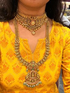 Antic Jewellery, Heavy Jewellery, Mango Haram, Ruby Jewelry Necklaces, Gold Haram, Bride Hairstyle