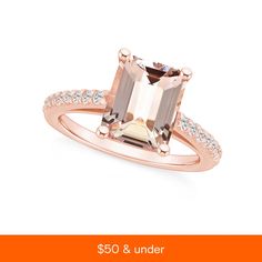 in stock Rose Gold Morganite, 14k Rose Gold Ring, Lovely Ring, Morganite, Rose Gold Ring, Gold Rings, Jewelry Watches, Jewelry Rings, Ring Size