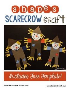 the scarecrow craft includes free templates