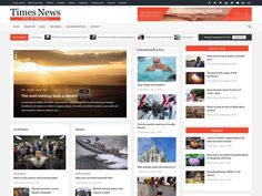 the times news wordpress theme is clean and simple, but it doesn't look great