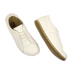 Men's Copper Rivet Earthing Leather Sneaker in White-Men Barefoot Shoes Modern-Nefes Shoes-5-Nefes Shoes White Walking Shoes With Rubber Sole For Everyday Use, Everyday White Walking Shoes With Rubber Sole, White Leather Low-top Walking Shoes, Everyday Low-top Leather Shoes With Textured Sole, White Low-top Walking Shoes With Stitched Sole, White Leather Walking Shoes With Rubber Sole, Everyday Sneakers With Textured Sole And Round Toe, Everyday Low-top Walking Shoes With Stitched Sole, Low-top Sneakers With White Sole For Everyday Use