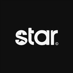 the star logo on a black background with white letters that spell out it's name