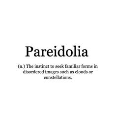 the words paredola are in black and white, with an image of a person holding