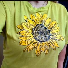 Nwt Beautiful Lime Tee With A Sunflower On The Chest. Great Length On The Sleeves, Almost To The Elbow. Although The Tag Reads 4x, It Actually Fits Like A 1x Yellow T-shirt With Sunflower Design For Spring, Casual Sunflower Design T-shirt With Relaxed Fit, Casual Sunflower Design T-shirt In Relaxed Fit, Casual Relaxed Fit T-shirt With Sunflower Design, Casual Sunflower Design Relaxed Fit T-shirt, Casual Relaxed Fit Sunflower T-shirt, Yellow Short Sleeve Tops With Sunflower Design, Casual Yellow T-shirt With Sunflower Print, Short Sleeve Yellow Tops With Sunflower Design