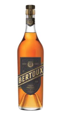 a bottle of bertoux is shown on a white background