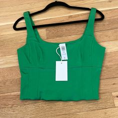 Color: Gloss Green This Is A Slightly Cropped, Square-Neck Bustier With Darts And Princess Seams For Shaping. It’s Made With High-Shine Stretch Satin. Princess Seams, Stretch Satin, Princess Seam, Square Neck, Womens Tops, Satin, Tank Tops, Square, Halloween