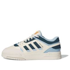 adidas Originals Drop Step Shoes 'White Blue Navy' IF2617 Blue Low-top Sneakers With Three Stripes, Adidas Low-top Three Stripes Sneakers, Adidas Low-top Sneakers With Three Stripes, Blue Sneakers With Three Stripes Branding, Blue Low-top Sneakers With Three Stripes Branding, Adidas Blue Sneakers With Three Stripes, Blue Skate Shoes With Three Stripes And Round Toe, Sporty Blue High-top Adidas Sneakers, Blue Three Stripes Skate Shoes With Round Toe