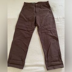 New, With Tags, Never Worn- Didn’t Fit, Can’t Return Anymore Spring Brown Cotton Jeans, Brown Dickies, Brown Washed Cotton Jeans, Dickie Jeans, Brown Non-stretch Denim Jeans, Canvas Pants, Work Jeans, Mens Work Pants, Denim Workwear