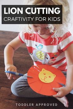 Lion Puppet, Zoo Lessons, Scissor Skills Preschool, Safari Activities, Lion Craft, Animal Activities For Kids, Lion And The Mouse