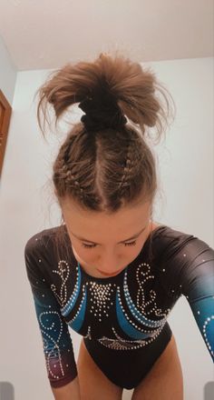 Nails For Gymnastics, Ncaa Gymnastics Hair, Short Gymnastics Hairstyles, Gymnastics Meet Hairstyles For Long Hair, Gymnastics Hairstyles For Long Hair, Gymnastics Meet Hairstyles Easy, Gymnastics Hairstyles For Meets, Gymnastics Comp Hair