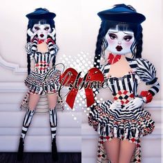 Amusement Park Outfit, Creepy Carnival, Aesthetic Roblox Royale High Outfits, Combo Dress, Game Dresses, Clothing Hacks, Amusement Park, Crochet Dress, Fashion Games