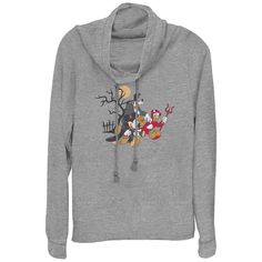 She'll love getting into the spooky spirit of the season with this Disney's Mickey Mouse And Friends Trick Or Treaters Plus Size Cowlneck Graphic Lightweight Long Sleeve. © Disney FEATURES Cowlneck Long sleevesFABRIC & CARE Polyester, rayon, spandex Machine wash Imported Size: 1X. Color: Gray Heather. Gender: female. Age Group: adult. Minnie Mouse Pumpkin, Mouse Pumpkin, Mickey Mouse And Minnie Mouse, Pumpkin Harvest, Trick Or Treaters, Trick Or Treater, Mickey Mouse And Friends, Fall Fun, Disney Trips