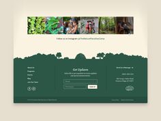 the homepage for an eco - friendly community