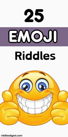 the 25 emoj riddles for kids