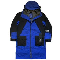 New With Tags- The North Face Men’s Black Series Mountain Light Fiturelight Oversized Hooded Shell Trench Coat In Tnf Blue / Tnf Black With Adjustable Fold Down Hood, 2 Way Oversized Front Zip Closure, Hand Pockets With Flap Closures, Zippered Chest Pockets, Waist Adjustment In Back, Adjustable Cuffs And Interior Zippered Pocket. Relaxed Fit. Techwear Outerwear With Pockets By The North Face, The North Face Techwear Outerwear With Pockets, The North Face Techwear Outerwear, The North Face Techwear Long Sleeve Outerwear, The North Face Long Sleeve Techwear Outerwear, North Face Jacket Mens, Blue The North Face Outerwear With Pockets, North Face Parka, The North Face Sporty Hoodie With Double-lined Hood