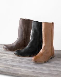 Ivylee Simone Mid-Calf Boots | Garnet Hill How To Wear Mid Calf Boots, Mid Calf Boots Outfit, Low Leather Boots, Calf Boots Outfit, Saddle Boots, Dress Leather Boots, Dance Boots, Lug Boots, Shop Boots