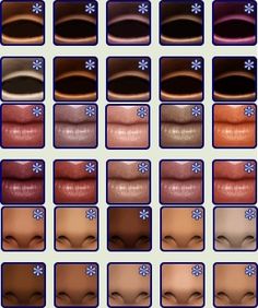 the different shades of lipsticks are shown in this screenshote screen shot, which shows