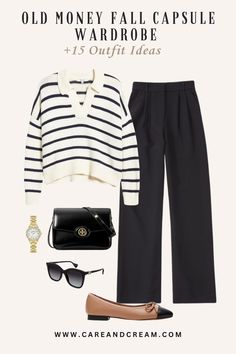 Old Money Fall Capsule Wardrobe + 15 Outfit Ideas Fall Dinner Outfit, York Outfits, Old Money Fashion, Money Fashion, Ootd Winter