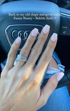 Engagement Nails, Unghie Sfumate, Bunny Nails, Milky Nails, Funny Bunny, Cute Gel Nails, Neutral Nails, Dipped Nails, Bridal Nails