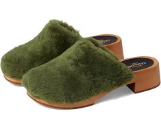 Swedish Hasbeens Fluff Clog Winter Comfortable Closed Toe Clogs, Comfortable Closed Toe Winter Clogs, Cozy Winter Slip-on Clogs, Winter Closed Toe Clogs With Textured Footbed, Winter Clogs With Textured Footbed And Round Toe, Comfortable Winter Clogs With Textured Footbed, Comfortable Clogs With Textured Footbed For Winter, Comfortable Winter Slip-on Clogs, Winter Cozy Clogs With Cushioned Footbed