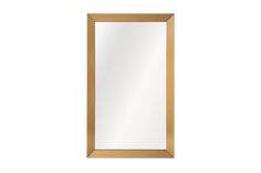 a gold framed mirror on a white background with clipping for text or image to be added