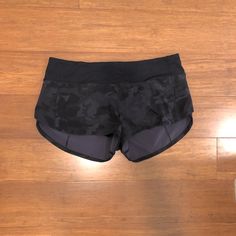 Nwot Speed Short In Size 8 Regular. Black Camouflage Print. Speed Up Shorts, Black Camouflage, Lululemon Speed Up Shorts, Lululemon Shorts, Camouflage Print, Black Camo, Shorts Athletic, Dream Clothes, Athletic Shorts