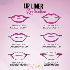 Lip Liner Application, Makeup Order, Beginners Eye Makeup, Simple Makeup Tips, Makeup For Black Skin, Lip Makeup Tutorial, Makeup Artist Tips, Makeup Help, Face Makeup Tips