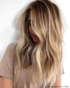 Blonde Balayage Highlights, Blond Balayage, Haircut Styles, Wavy Hairstyles, Target Market, Balayage Hair Blonde, Blonde Hair Looks, Blonde Hair With Highlights, Brown Blonde Hair