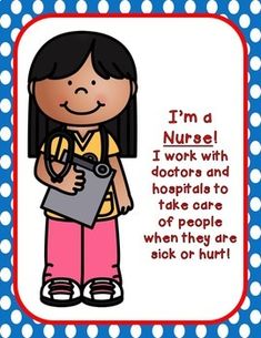 a girl holding a clipboard with the words i'm a nurse on it