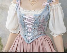 Pink Rococo, 18th Century Stays, Ren Faire Outfits, Fair Outfits, Fest Outfits, Mode Inspo, Maxi Skirts, Bustiers, Fantasy Clothing