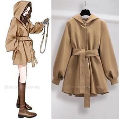 Mode Ulzzang, Rain Trench Coat, Golden Globes Red Carpet, Women's Windbreaker, Korean Casual Outfits