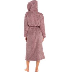 Adequate rest is invaluable to your overall health - and it is impossible to rest unless you are comfortable. That is why we have spent more than 10 years designing comfortable clothing to get you from dusk until dawn. Purchase this plush fleece robe for women today and relax in comfort and style. This soft robe is made from velveteen fleece fabric for a comfortable fit that Will last. Our long-haired fleece is made using chemical free dyes and is machine washable without the risk of pilling or Cozy Hooded Robe For Loungewear, Hooded Winter Robe For Sleep, Winter Hooded Lounging Robe, Cozy Hooded Winter Robe, Cozy Hooded Robe For Winter, Fuzzy Robe, Robe For Women, Robes For Women, Plus Size Robes