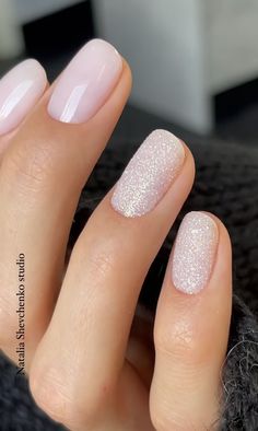 Milky Nails, Her Nails, Bride Nails, Dipped Nails, Fancy Nails