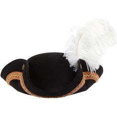 Ahoy, their mateys! If you want to make a statement at your next party or event, look no further than our black pirate hat. This colonial-style hat is the perfect accessory for anyone looking to channel their inner pirate. Whether you are dressing up for Halloween, a cosplay convention, or just for fun, this hat will turn heads and make you stand out from the crowd. The pirate hat adult classic design and durable construction make it a must-have for any pirate enthusiast. The tricorn hat adult c Pirate Hat With Curved Brim For Costume, Pirate-style Brimmed Costume Hat, Adjustable Pirate Hat For Costume, Adjustable Pirate Hat For Costumes, Pirate Style Halloween Costume Accessories, Pirate Costume Accessories For Halloween, Pirate Style Brimmed Costume Hat For Parties, Pirate Style Brimmed Hat For Costume Party, Pirate-style Brimmed Hat For Costume Party