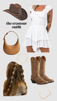 Concert Outfits Women, Country Fest Outfits, Stampede Outfit, Zach Bryan Concert, Summer Country Concert Outfit, Western Girl Outfits, Concert Fit, Cowgirl Dresses