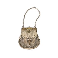 Egyptian Revival Deco Purse, 1920's, France Elegant Engraved Gold Bags, Elegant Rectangular Ceremonial Bag, Elegant Ceremonial Rectangular Bags, Elegant Rectangular Ceremonial Bags, Elegant Engraved Shoulder Bag, Vintage Engraved Rectangular Bag, Vintage Rectangular Engraved Bag, Vintage Rectangular Engraved Bags, Elegant Engraved Bags For Formal Occasions