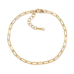 This modern chain-link bracelet has a flash of timeless glamour. Perfect for layering with other bracelets or worn alone. Gold Filled Link chain, width 2.5mm Handcrafted in NYC Hypoallergenic, lead and nickel free #B082 Timeless Glamour, Gold Bond, Link Chain Bracelet, Id Bracelets, Stackable Bracelets, Gold Bracelet Chain, Chain Link Bracelet, Link Chain, Chain Lengths