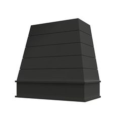 an image of a black pyramid roof on a white background with no people around it