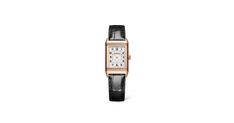 Pink Gold Ladies Watch Manual winding Reverso Classic Small 2602540 | Jaeger-LeCoultre Classic Rose Gold Watch With Leather Strap, Classic Rose Gold Watch Accessories With Leather Strap, Elegant Leather Strap Watch Accessories For Anniversary, Elegant Leather Watch Accessories With Chronometer, Elegant Watch Accessories With Leather Strap, Timeless Rose Gold Watch For Professional Use, Elegant Leather Watch Accessories For Formal Occasions, Timeless Rose Gold Watches For Work, Timeless Watches With Diamond Hour Markers For Work