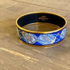 Reposhing This Item I Purchased From @Sarahhhhhj. Loved It, But Ready To Rotate For Something New. Questions? Leave A Comment Below! Hermes Bangle, Hermes Jewelry, Vintage Hermes, Jewelry Vintage, Bangle Bracelet, Womens Jewelry Bracelets, Blue Gold, Something New, Bangle Bracelets