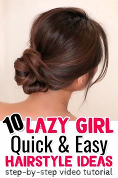 Hair Inspo For Simple Everyday Hairstyles – Lazy Hairstyles! Let’s look at some easy everyday hairstyles for long hair, medium length hair, and short hair too. These quick and easy … Hairstyle Ideas For School, Easy Hairstyle Video, Lazy Girl Hairstyles, Diy Hairstyle, Hairstyles School, Easy Hair Styles, Parent Advice, Medium To Long Hair, Easy Hairstyles Quick