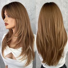 V Shaped Haircut, Medium Haircut, Ombre Wigs, Tape In Hair Extensions, Haircuts For Long Hair, Long Straight Hair, Blonde Wig, Long Wigs, American Beauty