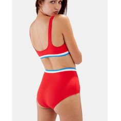 Solid & Striped Katie Bikini Bottom In Red With Blue Band Size-Xs Brand New (Love The Color-But High Waisted Just Doesn’t Fit Me The Way I Like) This High Waisted Bikini Bottom Generates Some Serious Retro Vibes! The Katie High Waist Bottom From Solid & Striped Features A High Waist Silhouette With Fuller Rear Coverage And A Contrasting, Striped Waist Band. High Waist Bottom Stripe Band Detail Full Coverage Bottoms Only Solid Color High Waist Bra-friendly Swimwear, Blue Full Coverage Swimwear, Bra-friendly, Blue Full Coverage Bra-friendly Swimwear, Fitted Striped Bra-friendly Swimwear, Striped Bra-friendly Beachwear Swimwear, Striped Bathing Suit, Denim Swimsuit, White Bathing Suit, Solid And Striped