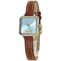 [Coach] Women's Watch CASS Square Leather Strap 14504231 Brown Description Condition: New [Coach] Women's Watch CASS Square Leather Strap 14504231 [Parallel Import] Payment Please pay within 5 days after the auction closed. Shipping Shipping is by Fedex, DHL or Japan Post. Preference will be given to couriers with shorter shipping times. Delivery is about 1 week. Please a message in the case of expedited shipping. Returns Returns are accepted ONLY if the item was not the item described. Internat Brown Watches Women, Coach Watches Women, Leather Strap Watch Women, Leather Watch Women, Square Watches, Fossil Watches Women, Coach Watch, French Dressing, Brown Watches