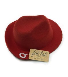 The Fab Lab Craft Felt Hat - Red will make a stylish gift for your little one This hat is made of felt and sports a gorgeous shade of red Your kids can decorate it with faux feathers, flowers and tulle fabric to make it unique They can wear it with a matching dress to costume partiesBrand: Fab LabSize: 5 inchColor: Red Faux Feathers, Fab Lab, Viking Sewing, Shade Of Red, Red Felt, Tulle Fabric, Joanns Fabric And Crafts, Felt Hat, Stylish Gifts