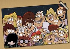 an image of many cartoon characters together